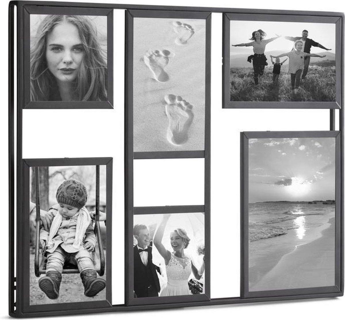 Wackadoo® Wandgalerierahmen für 6 Fotos Collagerahmen Holz Bilderrahmen schwarz Ahorn Collage Wackadoo® Wandgalerierahmen für 6 Fotos Collagerahmen Holz Bilderrahmen schwarz Ahorn Collage