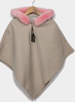 Kinder cape | beige | maat 164