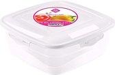 Hega Lunchbox London 250 Ml 10,6 X 4,3 Cm Transparant/wit