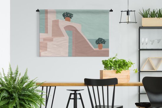 Tapisserie - Été - Plantes - Abstrait - 150x100 cm - Tapisserie