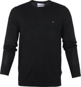 Calvin Klein - Pullover Wol Zwart - XL - Modern-fit