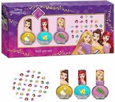 Cartoon Princesas Disney Set Uñas Set 4 Pcs