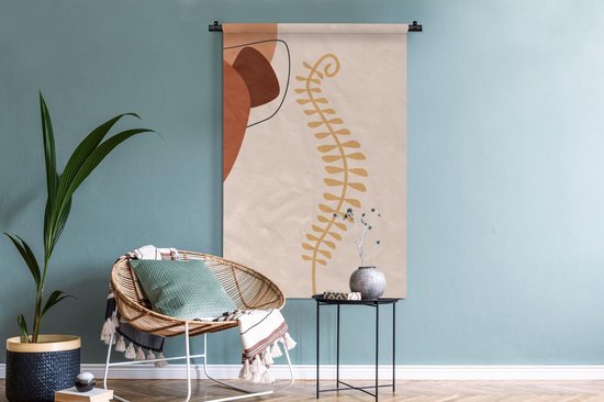 Tapisserie - Tissu mural - Été - Végétal - Pastel - 90x135 cm - Tapisserie