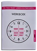 Werkboek klokkijken - Oefenboek met 320 oefenklokken - Werkboek In 'no time' leren klokkijken - Beelddenken - Magenta