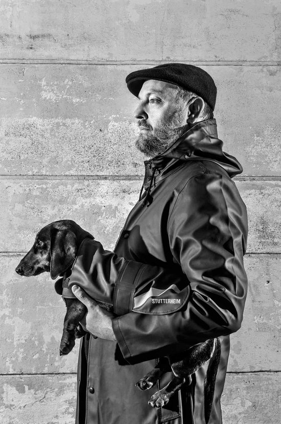 Stutterheim - Regenjas voor honden - Marineblauw - maat L