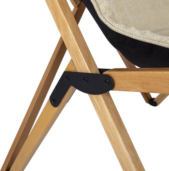 Bo-Camp - Urban Outdoor - Relaxstoel - Wembley - L - Nika - Beige van Bo-Camp — afbeelding 4