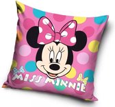 Miss Minnie Mouse Sierkussens - Kussen - 40 x 40 inclusief vulling - Kussen van Polyester - KledingDroom®