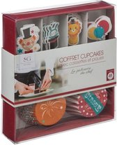 Secret de Gourmet - Cupcake versierset - Traktatie - 48 delig - Cupcake prikkers - Bakken - Versieren - Koken