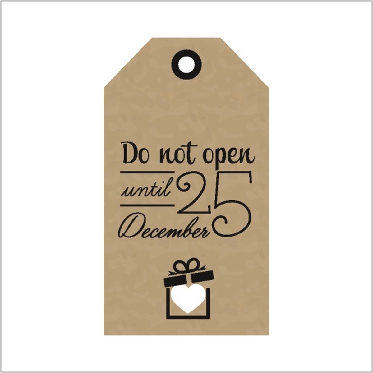 Kerst Label - Kaartjes - 20 Stuks - Cadeau Kaartjes