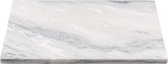 Jay Hill® Snijplank 40 x 30 cm - Serveersteen - Rechthoek - Anti-slip - Antibacterieel - Marmer - Grijs