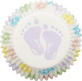 Wilton - Cupcakevormpjes - Babyvoetjes - pk/75