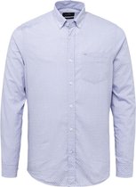 Vanguard - Overhemd Airy Peached Blauw - L - Heren - Modern-fit