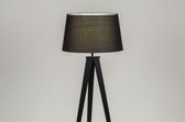 Lumidora Vloerlamp 30886 - E27 - Zwart - Metaal - ⌀ 51 cm