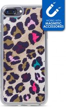 Apple iPhone 6/6s Plus Hoesje - My Style - Magneta Serie - TPU Backcover - Colorful Leopard - Hoesje Geschikt Voor Apple iPhone 6/6s Plus