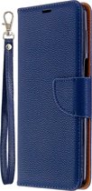 Xiaomi Redmi Note 9S Hoesje - Mobigear - Excellent Serie - Kunstlederen Bookcase - Blauw - Hoesje Geschikt Voor Xiaomi Redmi Note 9S