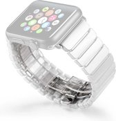 Mobigear Keramiek Bandje Geschikt voor Apple Watch Series 5 (44 mm) - Wit