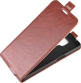 Xiaomi Redmi Note 9S Hoesje - Mobigear - Serie - Kunstlederen Flipcase - Bruin - Hoesje Geschikt Voor Xiaomi Redmi Note 9S