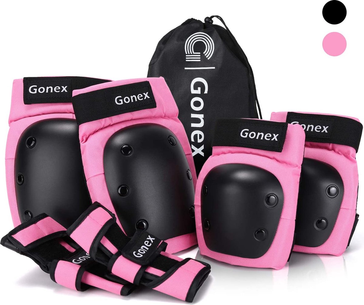 Monbessi Protection Roller Enfant Adulte, Ajustable Genouillères Coudières Protège-Poignets Sets de Protection Enfant, pour Roller, Patinage, Skateboard, Vélo(6 Pièces, Noir) (Noir, M Monbessi Protection Roller Enfant Adulte, Ajustable Genouillères Coudières Protège-Poignets Sets de Protection Enfant, pour Roller, Patinage, Skateboard, Vélo(6 Pièces, Noir) (Noir, M