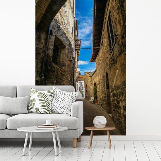 Papier Peint - Papier peint photo La Vieille Ville de San Gimignano en Italie - Largeur 160 cm x Hauteur 240 cm