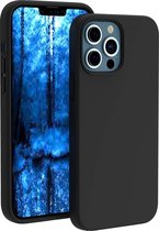 iPhone 13 Pro hoesje - iPhone 13 Pro hoesje Siliconen Zwart - iPhone 13 Pro case - hoesje iPhone 13 Pro - iPhone 13 Pro Silicone case - hoesje - Nano Liquid Silicone Backcover