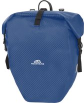 Dutch Mountains Single Bicycle Bag | Sac de vélo solide et 100% imperméable et sac à bandoulière en 1 | 24 Liter | Bleu
