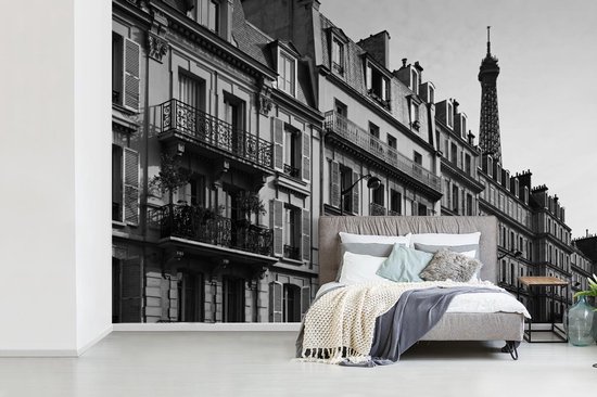 Papier fotobehang Haut de la Tour Eiffel