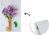 Papier peint photo en vinyle - Bouquet de fleurs lilas largeur 190 cm x hauteur 280 cm - Tirage photo sur papier peint (disponible en 7 tailles)