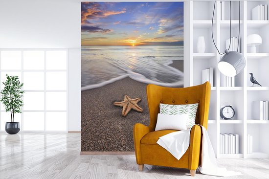 Papier Peint - Papier peint photo Etoile de Mer - Water - Soleil - Largeur 155 cm x Hauteur 240 cm