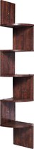 Kast - Boekenkast - Kasten - Kastje - 20 x 20 x 127,5 - Wit
