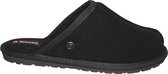 Blenzo heren pantoffel zwart leer maat 46