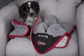 Scruffs Thermal Self-Heating Blanket - Warme deken voor Honden - Kleur Zwart/Grijs - 110 x 72,5 cm - Zwart/Grijs