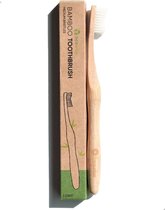 Bamboe Tandenborstel | Set van 4 stuks | Natuurlijk en Vegan | Biologisch Afbreekbaar | BPA-Vrij | Ergonomic Design | Plasticvrij | Bamboo Toothbrush | Medium Bristles x 4 units