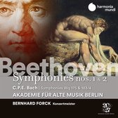 Akademie Für Alte Musik Berlin, Bernard Forck - Beethoven: Symphonies Nos. 1 & 2/CPE Bach: Symphoies Wq 175&173 (CD)