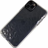 Apple iPhone Xs Max - Silicone transparante soft hoesje Emma wit - Geschikt voor