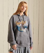 Superdry Dames Trui Boho Ana hoodie met grafische print