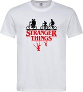 T-shirt 'Stranger Things met Fietsen' (91241) S