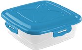 Hega lunchbox London 500 ml 13,8 x 5 cm blauw