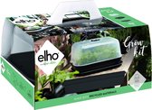 Elho Green Basics Kweek Kit Allin1 40 - Kweekpot voor Binnen & Buiten - Ø 40.0 x H 19.9 cm - Zwart/Living Black