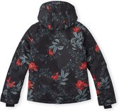 O'Neill Jas Girls Adelite Black With Green 152 - Black With Green 55% Polyester, 45% Gerecycled Polyester (Repreve) Ski Jacket