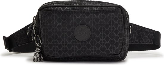 kipling Sac à épaule bandoulière Sac banane Basic Plus Abanu Multi Convertible Crossbody Signature Emb Noir
