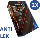 2 x Anti-lek Binnenband 28 inch / 28" voor de Fiets / ANTILEK / Dunlop Ventiel / Racefiets / Mountainbike / 40 mm / Band 40 / 30 - 622 Wiel / 28 * 1 5/8 * 1 3/8 / 28 " - Anti Lek