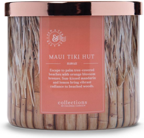 Colonial Candle – Travel Collection Maui Tiki Hut - 411 grammes