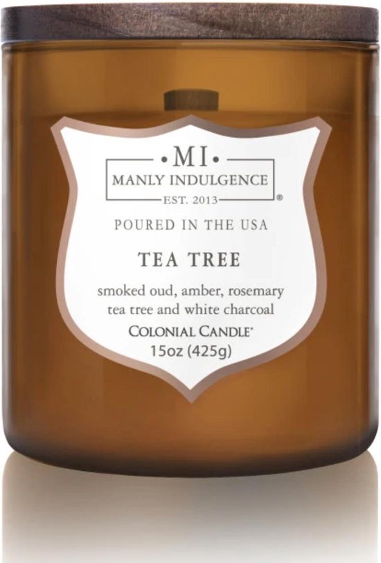 Colonial Candle – Manly Indulgence - Signature Tea Tree - 425 grammes