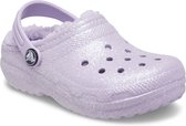 Crocs Classic Glitter Lined Kid Klomp lavender