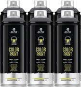 MTN PRO Color Paint RAL Spuitverf - 6 stuks - Basalt Grey - 400ml