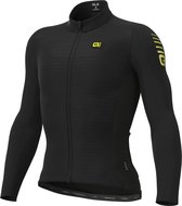 Ale Fietsshirt Lange Mouwen R-EV1 Warm Race 2.0 - Zwart - XXL - Valt klein
