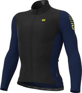 Ale Fietsshirt Lange Mouwen R-EV1 Warm Race 2.0 - Marineblauw - XXL - Valt klein