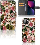 GSM Hoesje Geschikt voor iPhone 13 Fotohoesje ontwerpen Flowers