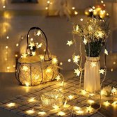 Sterren LEDS | Lichtsnoer | Lichtketting | Kerstverlichting | 20 LEDS | 3 Meter | Kerstdecoratie | Binnen/Buiten
