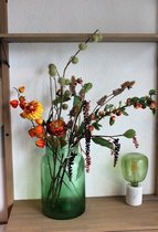Zijden Boeket - Herfst met malusappel - 70 cm hoog - Kunstbloemen